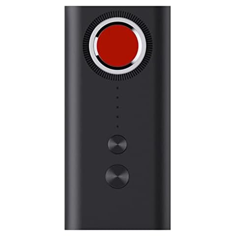 lulalula Hidden Camera Device Detector, Mini Spy Camera Finder Anti-Sneak Photo and Anti-Monitoring, Anti Spy Camera Finder Detector for Hotel Scan Hidden Camera, Black Cover
