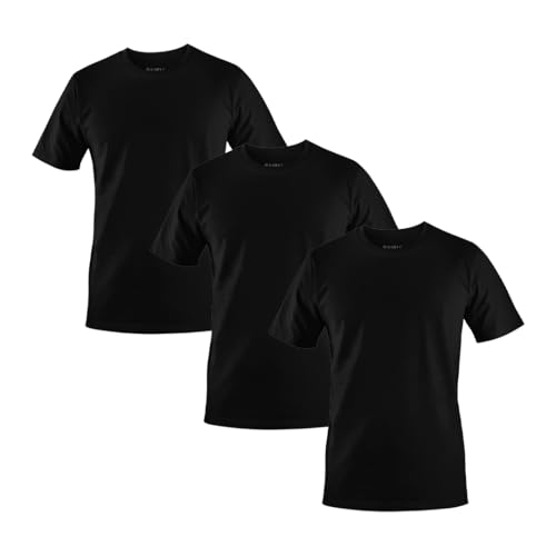 Men’s Soft Classic Crew Neck T-Shirt Cotton Blend Soft Breathable Short Sleeve Tee for Casual