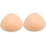 BELAPEACH Triangle Silicone Breast Forms Mastectomy Breast Prosthesis Concave Bra Enhancers Inserts BB Cup 700g/Pair
