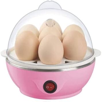 Radhe Krishna Enterprise Stainless Steel Mini Electronic 7 Egg Boiler (Multicolour)