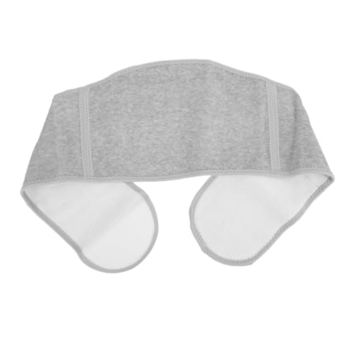 NULYLU Waist Supporter Lumbar Belt Wool Lining for Warmth Durable Craftsmanship (light Grey)