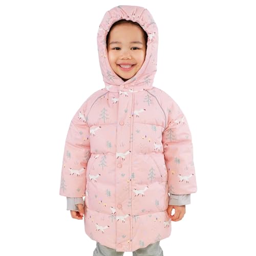JAN & JUL Waterproof Insulated Puffy Coat for Toddlers and Kids