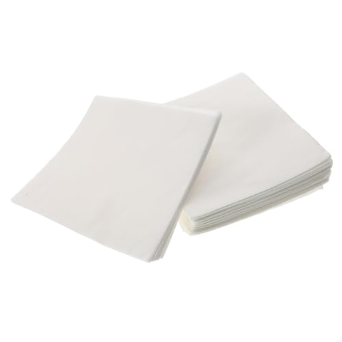 Hemobllo 300 piezas Toallitas Desechables Cuadradas Papel Absorbente sin Pelusa para Limpieza de Polvo y Agua Unidades para Coches y Uso Industrial