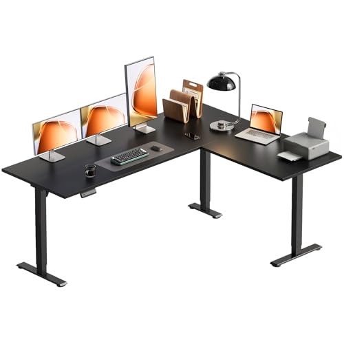 OffiGo 63 Reversible Electric L-Shaped Standing Desk