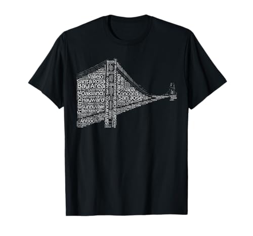 Cities of the Bay Area T-shirt T-Shirt