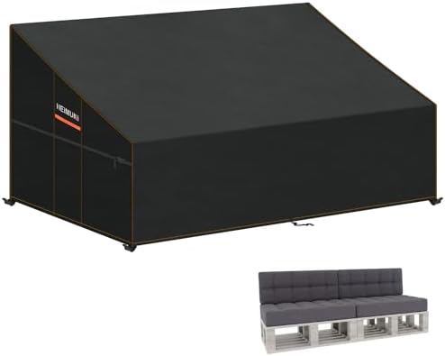 Funda Sofá 3 Plazas para Exterior, Funda Palets Exterior Impermea...