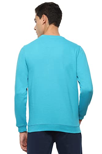 Image of Van Heusen Men's Cotton Blend Round Neck Hoodie