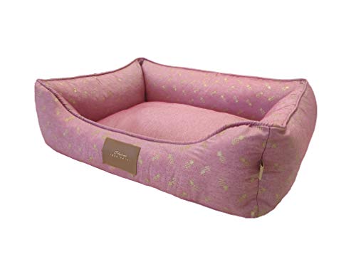 Cama Fábrica Pet para Cães, Médio, Rosa