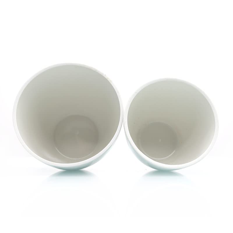 Tutte Le Dimensioni Disponibili Crogiolo in Porcellana da 5 ml a 300 ml Crogiolo in Ceramica da 1/2/5/10 Pezzi con Coperchio for esperimenti di Laboratorio Scolastico (Size : 25ml 5pcs)