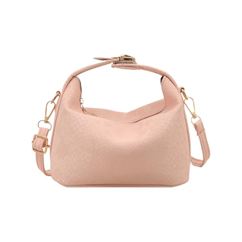 Fashion Hand-held Shoulder Crossbody Lock Small Bag Women PU Leather Crossbody Bag Simple Shoulder Bag Solid Color Me