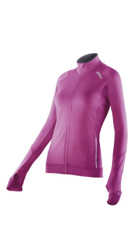 2XU Women's Light Run Jacket, Ultra Violet/Charcoal, Medium