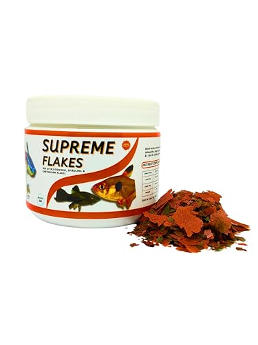 Supreme-Flakes-Fish-Food-Mix-of-Bloodworm-Spirulina-Earthworm-Flakes-for-All-Kinds-of-Tropical-Aquarium-Fishes-25g