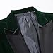 Corduroy Blazer for Men Classic Lapel Casual Open Front Suit Jacket Fashion Tuxedo Jackets for Wedding Prom Party Army Green
