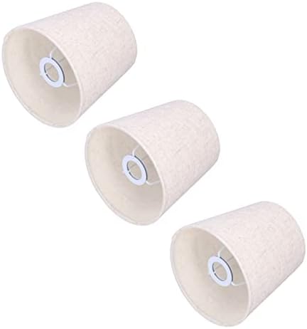 Alvinlite Lamp Shades Set Of 3, Modern Light Shades for Lamps Chandelier Shades Uno Fitter Bell Lamp Shades for Table Floor Wall Chandelier Bedside Lamp Replacement