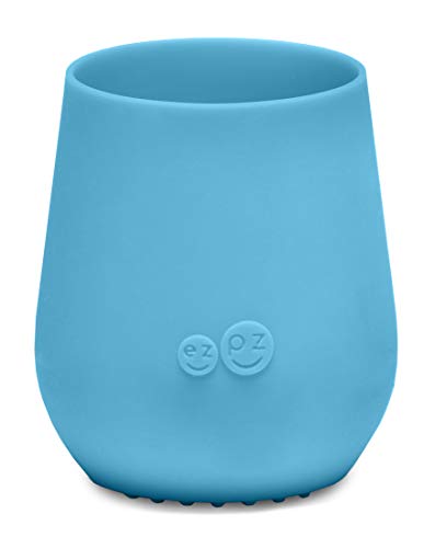 Ezpz Tiny Cup 19432577794117 Vaso Lactancia y Alimentacin Infantil, Azul (Blue)