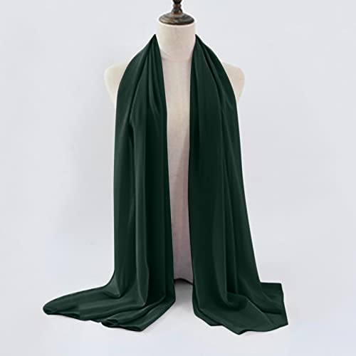 Elegant Chiffon Hijab Women Muslim Hijab Scarf Headscarf Muslimah Turban Headwear Eid Turban Hijab Scarf3