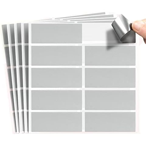 Scratch Card Stickers 100pcs Self-Adhesive Scratch Off Labels DIY Coating Labels for Games Promotions Cover