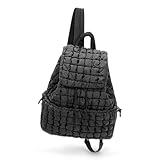 Photo Gallery lushandy zaino trapuntato da donna, 18 l, in nylon, casual, leggero, da viaggio, nero, carbone, 12.9x6.3x14.5 inches, zaini da viaggio Photo Gallery lushandy zaino trapuntato da donna, 18 l, in nylon, casual, leggero, da viaggio, nero, carbone, 12.9x6.3x14.5 inches, zaini da viaggio