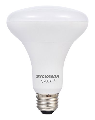 SYLVANIA SMART 10W BR30 LED Light Bulb for SmartThings and Alexa, Dimmable, 10 Year, 800 Lumens, 2700K, Soft White - 1 Pack (74581)
