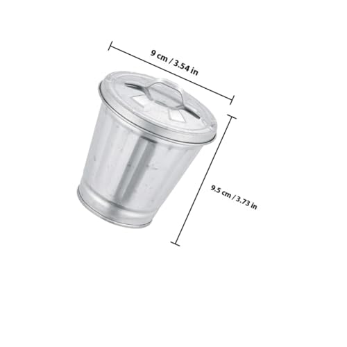 Caneca de basura mini rectangular para escritorio miniatura 2