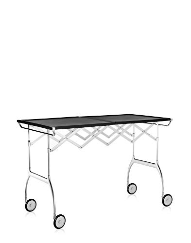 Kartell Battista Carrello, Acciaio, Nero
