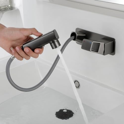 Robinet de lavabo extractible pour éliminer les éclaboussures de vasque