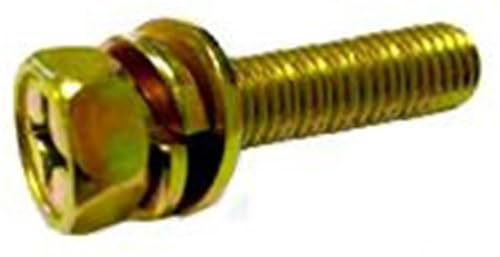 25 M8-1.25 x35mm Phillips Hex Head SEMS Screw Class 8.8