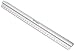 Westcott E-10114 00 Aluminium Lineal mit Griffleiste, 30 cm, silber
