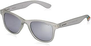 Polaroid Sunglasses Women's PLD6009/N/M Rectangular Sunglasses, CRYSTAL, 50 mm