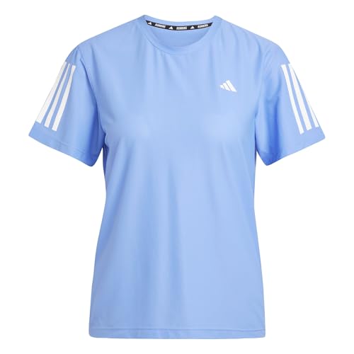adidas Women's Own The Run Base Tee, Blue Fusion, XS