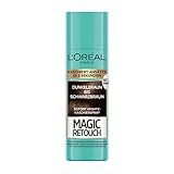 L'Oréal Paris Ansatz-Kaschierspray im XL-Vorteilspack für stufenlose und natürliche Übergänge, Kaschiert Ansätze bis zur nächsten Haarwäsche, Magic Retouch, Dunkelbraun bis Schwarzbraun, 150 ml