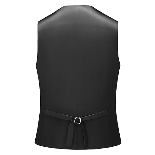 Mens Velvet 3 Piece Suits Slim Fit Peaked Lapel One Button Tuxedo Dinner Jacket Vest Pants Suit Set Black