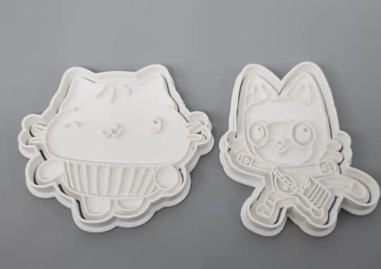 Miniatura 6 de Gabbies Dollhouse Cat Cookie Cutter & Stamp