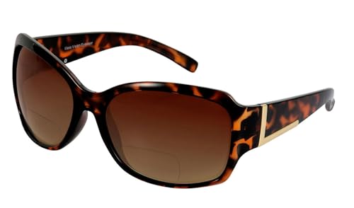 Bifocal Sunglasses 'The Fashionista' Women's Designer Outdoor Reading Glasses with UV400 Protection (2 Pack)2