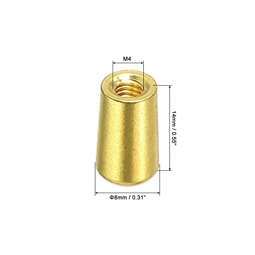 PATIKIL Metal Guitar 3 Way Toggle Switch Tip Switch Knob Cap M4 for Electric Guitar Parts Accessories Gold 2pcs - Image 2