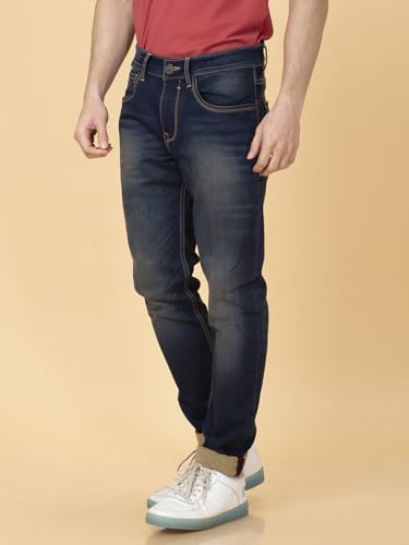 Image of Being Human Blue Slim Fit Men's Denims Clothing