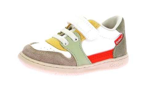 Baskets basses garçon Kickbuvar chaussures légères en toile souple