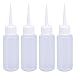 Cabilock Squeeze Bottle Vials 20Pcs Plastic Squeeze Bottles 50ml Glue Liquid Bottle Dispenser Applicator Dispensing Bottles for DIY Crafts Sand Art Supplies Clear Bottle Shampoo Dispenser