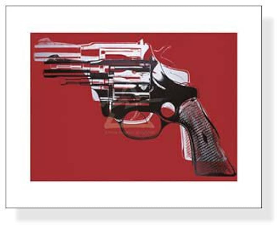 額装品/Gun c 1981-82/アンディ ウォーホル/ポスター/インテリア Amazon.co.jp: ポスター アンディ ウォーホル Guns c. 1981-82