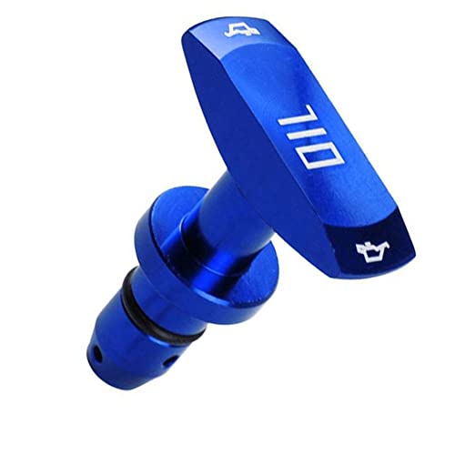 Ihreesy Oil Dipstick Handle,Aluminum Alloy Engine Dipstick Tool Car Oil Dipstick Pull Handle Replacement Fit For1999-2011Mustang Gt V8 Gt500,Blue #TOP10
