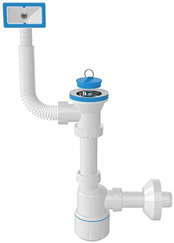 Nova 1032 Midi Bottle Trap Siphon for Sinks with Overflow
