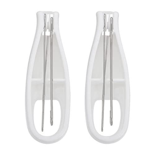 NOLITOY 2pcs Zipper Puller One Hand Buttons Hook Zipper Helper Button Shirts Aid Clothes Wearing Assistance Tool Button Assist Tool Button Hook Tool Button Pulling Wearing Tool Steel White
