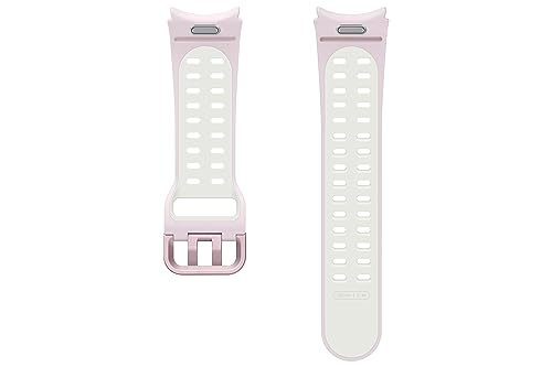 Image of SAMSUNG Galaxy Watch 6, 5, 4 Series Extreme Sport Band w /T-Buckle Closure, Air Holes for Active Men and Women, Smartwatch Replacement Strap, Small /Medium, ET-SXR93SVEGUJ, Lavender /White