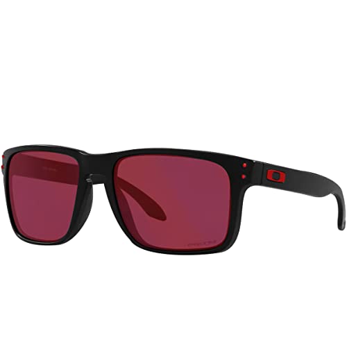 Óculos de Sol Oakley Holbrook 0OO9102L 910236 Tam 55 / Preto Fosco - Lentes Positive Red Iridium
