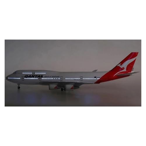 Réplica de resina QANTAS B747 de gran tamaño y acabado superior