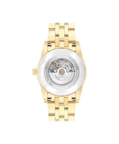 Movado Museum Classic Women's Automatic Watch, Stainless Steel Bracelet, Self-Winding Luxury Timepiece - Gift for Her - 33mm3