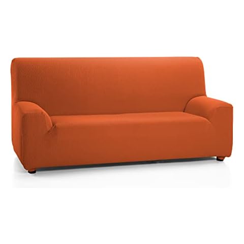 Martina Home Sofa Cover Elastic,, fabric , Orange , 2 Places of 120 to 190 cm wide Cover