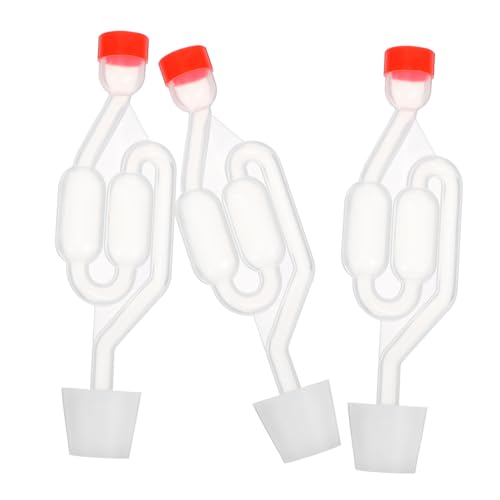 OUNONA Brewing Supplies Air Locks Non- S-shape Transparent Easy to Use Reusable