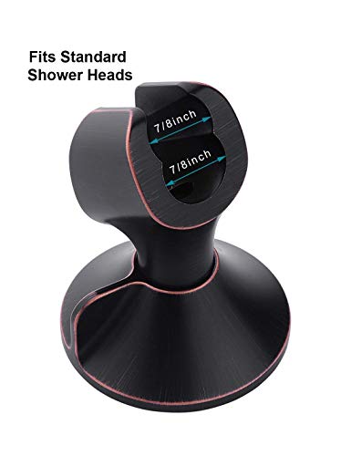 Soporte para cabezal de ducha de mano BRIGHT SHOWERS con 9 configuraciones, acabado bronce aceitado miniatura 2