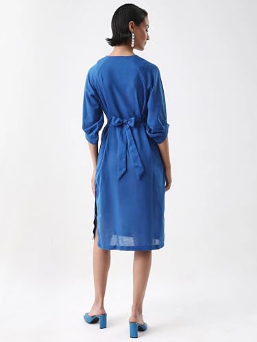 Image of RAREISM A-LINE Plain MIDI Dress